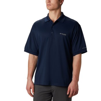 Columbia Polo Heren, PFG Perfect Cast Donkerblauw, 76MUZXEGL